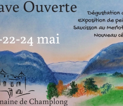 Caves ouvertes de printemps au Domaine de Champlong – les 17, 22 et 24 mai 2025